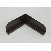 Bent (Inside Corner) Gutter Valley Splash Guards - 12 ct ROYAL BROWN