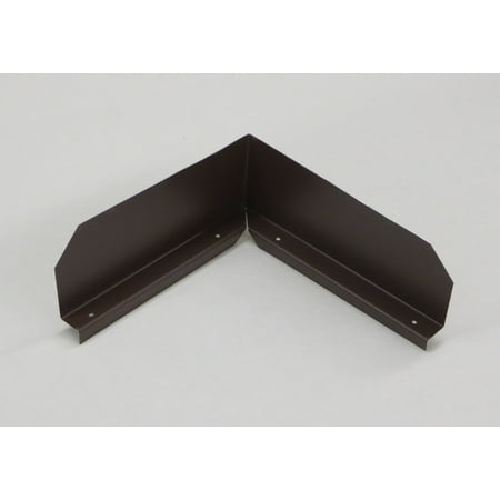 Bent (Inside Corner) Gutter Valley Splash Guards - 12 ct ROYAL BROWN