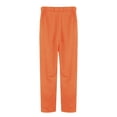 thumbnail image 3 of IDALL Lounge Pants Women Business Casual Pants Ladies' Fashionable And Simple Spring And Versatile Drawstring Casual Pants Wide Leg Pants Woman Summer Pants Orange 4XL, 3 of 3