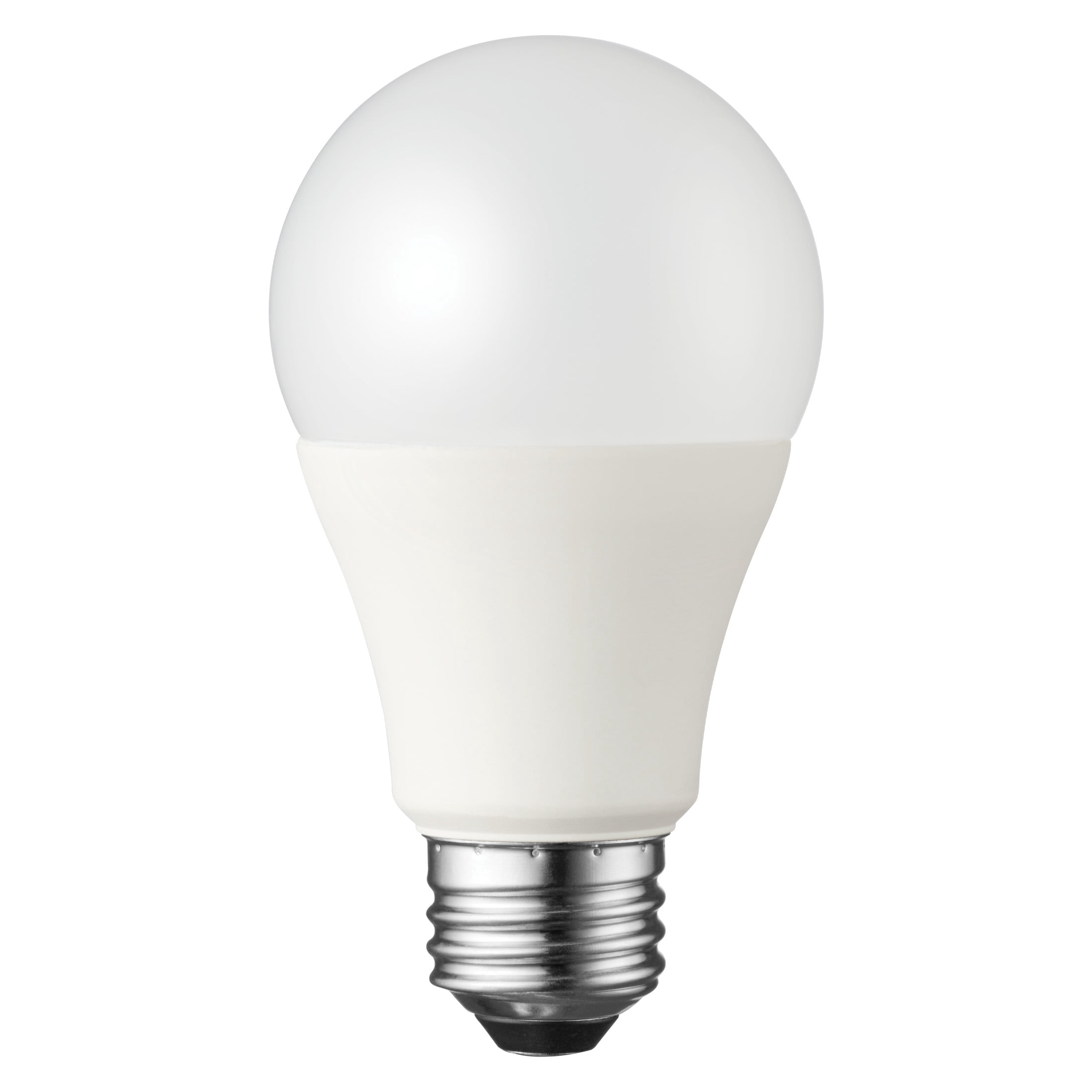 Great Value LED Light Bulb, 13.5W (75W Equivalent) 18Y, A19 General Purpose Lamp E26 Medium Base, Non-dimmable, Soft White, 4-Pack
