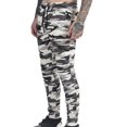 thumbnail image 4 of Ernkv Cargo Pants for Men Fashion Fall Winter Long Trousers Comfy Lounge Casual Floral Print Soft Safety Full Pants with Pocket High Waist White M, 4 of 7