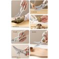 thumbnail image 4 of 1PC Scissors Household Stainless Steel Kitchen Scissors Multifunctional Chicken Fish Meat Bone Strong Elbow Chicken Bone Scissors Beige, 4 of 8