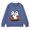 Navy, variant on YunPes Girls Cute Halloween Sweatshirt Funny Ghost Graphic Long Sleeve Pullover Teen Kids Oversized Trendy Streetwear Tops