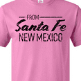 thumbnail image 4 of Inktastic From Santa Fe New Mexico in Black Distressed Text T-Shirt, 4 of 5