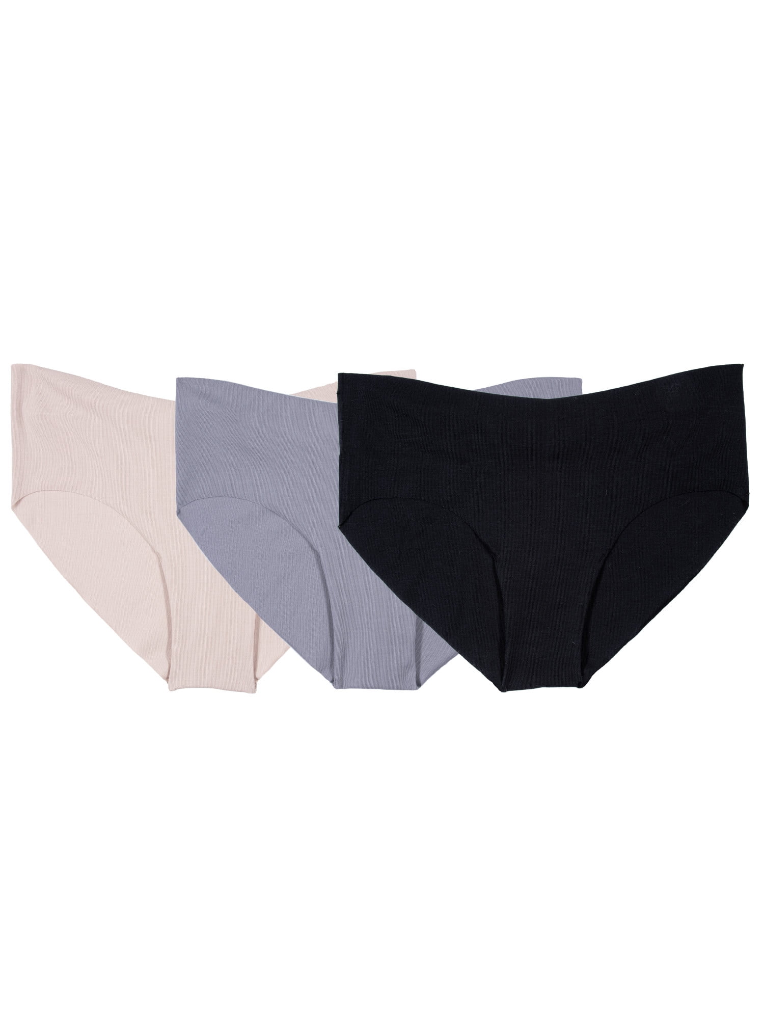 Fruit of the Loom Women's No Show Hipster Underwear, 3 Pack, Sizes 59