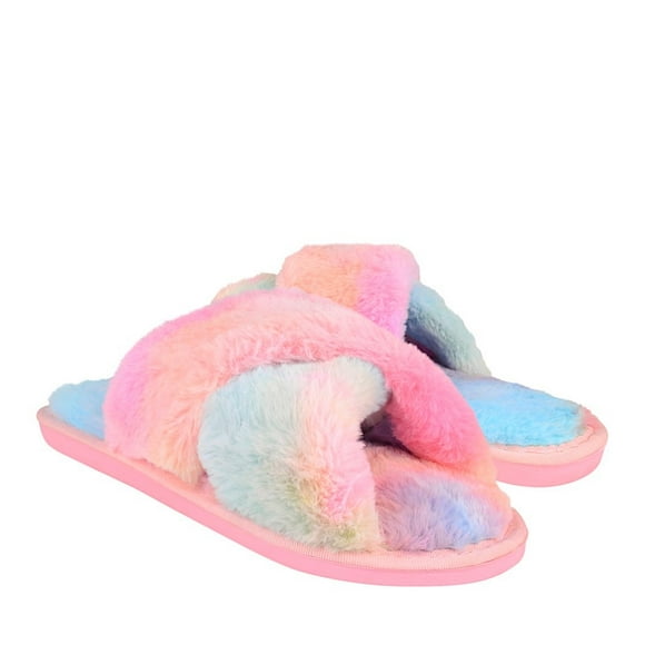 PANTUFLAS DAMA LED AND WHEELS FAN01 TEXTIL ROSA VIA URBANA FAN01