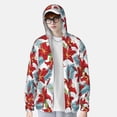 thumbnail image 4 of Fotbe Lilies Flowers Men's Women's UPF 50+ Sun Protection Jacket Hooded Cooling Shirt with Pockets Hiking Outdoor Performance-X-Large, 4 of 9