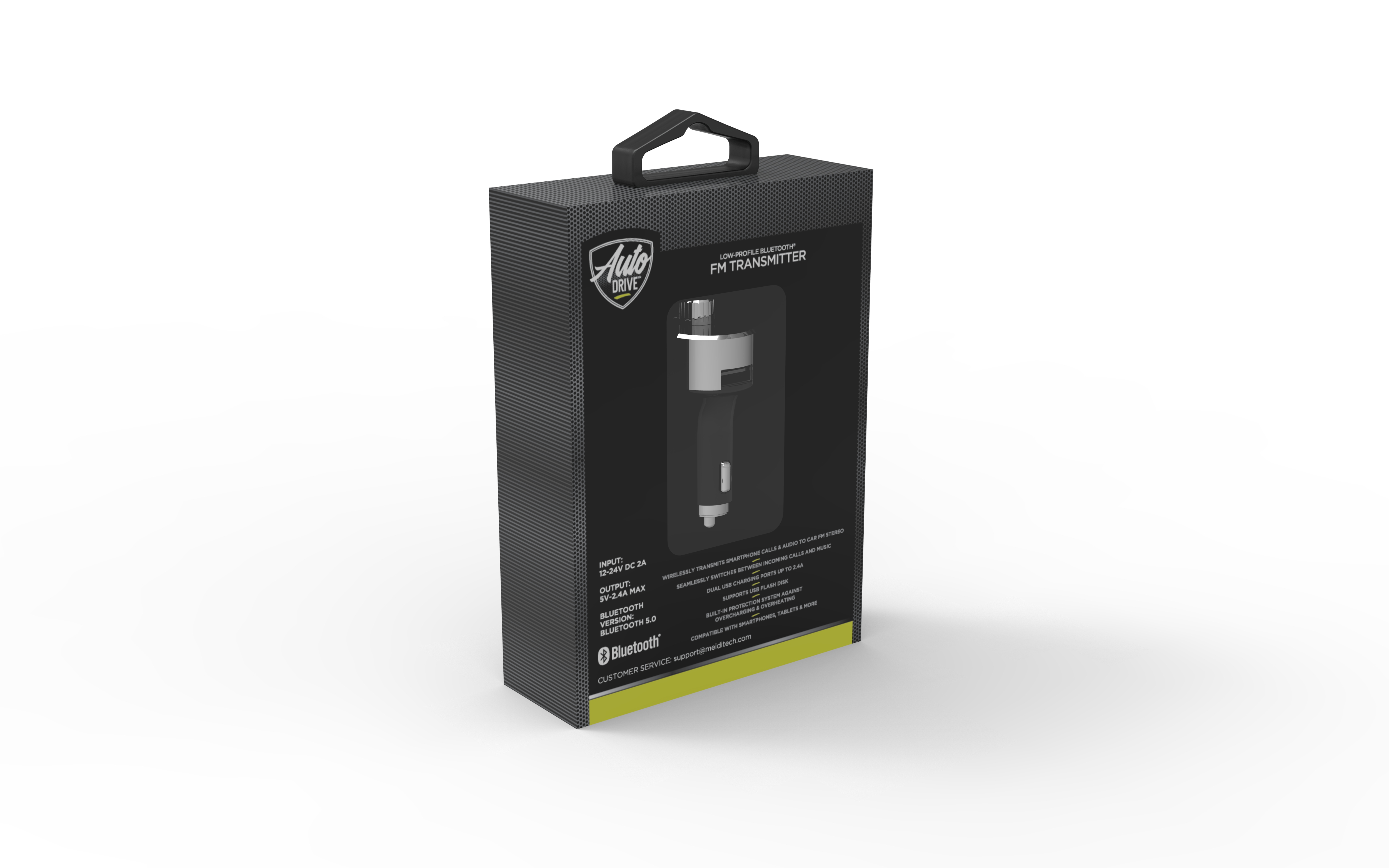 Auto Drive Bluetooth FM Transmitter with Dual USB photo 3