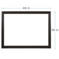 thumbnail image 4 of Zenna Home Decorative Mirror Framing Kit, with Beveled Edges, 48 x 36 in., Espresso, 4 of 6