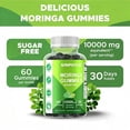 thumbnail image 4 of Sugar Free Moringa Gummies, 10000mg, 60 Count, Energy & Antioxidant Support, Plant-Based, Gluten Free, Non-GMO08581709500685, 4 of 6