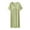 Green, variant on Xixinqiwan Women's Plus Size Nightgown Modal Cotton Nightdress Short Sleeve Sleepwear Summer V Neck Long Nightwear Green L