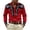 Red, variant on Mens Shirts Western Cowboys Printed Long Sleeve Button Lapel Top Casual Carnival Theme Classic Comfortable Shirt for Men Brown L