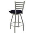 thumbnail image 2 of 410 Jackie 25" Swivel Counter Stool with Anodized Nickel Finish and Canter Twilight Seat, 2 of 4