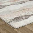 thumbnail image 2 of Rug Branch Cadence Modern Abstract Indoor Area Rug, Brown Beige - 6'x9', 2 of 5