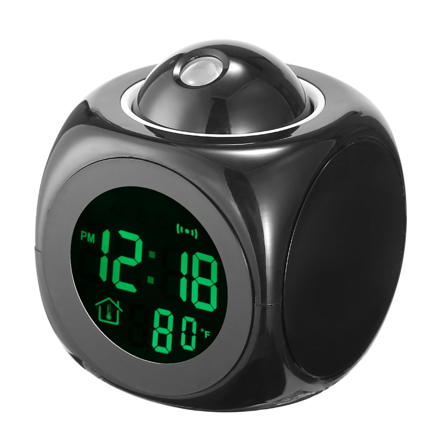 Digital Projection Alarm Clock With LCD Display Voice Talking LED Projector 