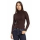 thumbnail image 1 of Blusa tejida de cuello alto /Juvenil, 0247 (Cafe) cafe M, 1 of 2