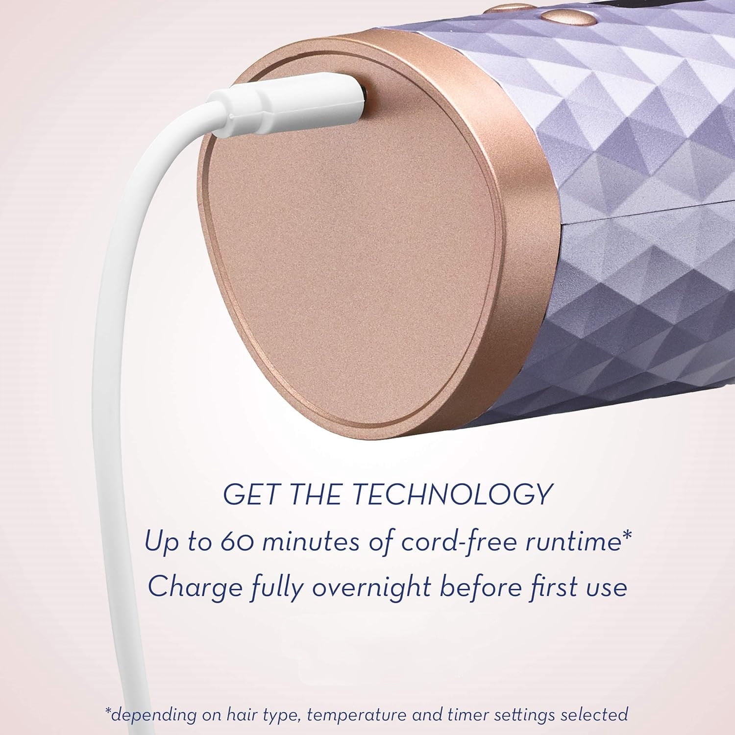 Unbound Cordless Auto Curler - Rechargeable Auto Curler For Curls or Waves