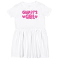thumbnail image 3 of Inktastic Grampy's Girl Granddaughter Girls Toddler Dress, 3 of 5