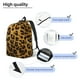 thumbnail image 3 of Disketp Golden Leopard Glitter Mochila de Lona Estampada, Mochila Escolar de Viaje Ligera para Estudiantes y Portátil-Small, 3 of 5