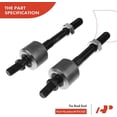 thumbnail image 6 of A-Premium 14Pcs Front Rear Suspension Kit Upper Control Arm and Ball Joint Assembly Sway Bar Link Tie Rod End Left Rack and Pinion Bellow Compatible with Honda Accord 1994-1997, 6 of 9