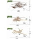 thumbnail image 4 of Juego de 6 modelos de aviones y helicópteros 3D i-Chony de madera, 4 of 4