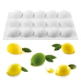 thumbnail image 1 of Lemon Silicone Mold,Lemon Silicone Mold Mousse Baking Tools Moulds Mousse Chocolate Molds Modern Innovation, 1 of 7