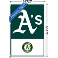 thumbnail image 3 of MLB Oakland Athletics - Logo 22 Wall Poster, 14.725" x 22.375", 3 of 4