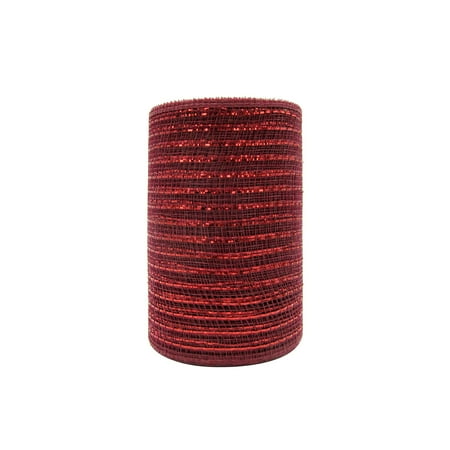 UPC: 0191518122442 | 5.5 Mesh Burgundy Ribbon by Celebrate It™