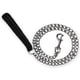 thumbnail image 1 of Correa de cadena para perro (120 cm) Correa de acero Perro de metal Mango de cuero de PU fuerte S esquí esquí Gafas de esquí, 1 of 5