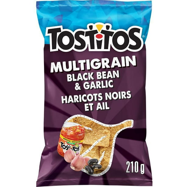 Tostitos Multigrain Black Bean & Garlic Tortilla Chips, 210G Walmart.ca