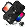 thumbnail image 6 of Dteck for iPhone 11 Case with Screen Protector (2 Packs), 360°Rotate Ring Stand Military Grade Drop Protection Full Body Cute Case for iPhone 11 6.1 Inch,Black, 6 of 9