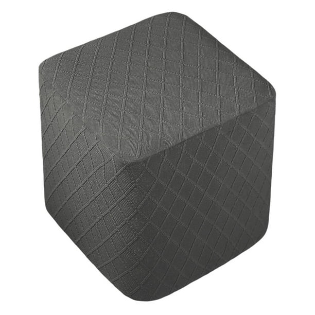 Funda elástica s lavables para reposapiés Taburete Gris Zulema otomano cubre funda