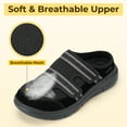 thumbnail image 4 of FitVille Men's Wide Toe Box Diabetic Slipper with Arch Support Comfortable Slipper for Men, 4 of 6