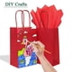 thumbnail image 5 of Bolsas de regalo IN-JOOYAA de papel kraft rojo, 30 unidades, tamaño pequeño, 5 of 7