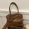 thumbnail image 2 of Bolso retro de gran capacidad para mujer, otoño 2025, nuevo estilo, diseño moderno de nicho, bandolera, bolso de hombro sencillo, bolso de mano, 2 of 5