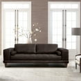 thumbnail image 5 of Wynne Sofa in Genuine Espresso Leather with Brown Wood Legs, 5 of 5