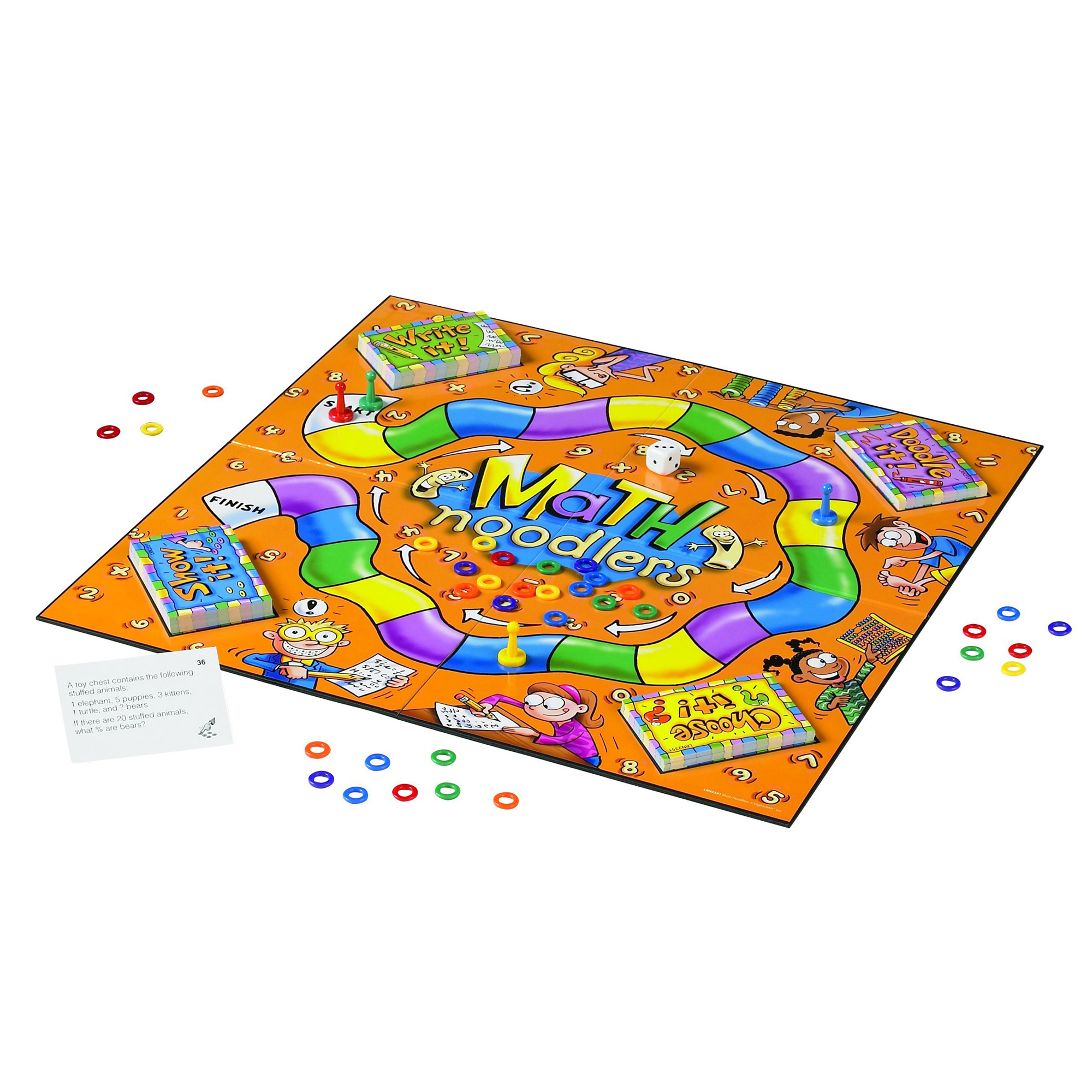 Learning Well Games Math Noodlers Game, Grades 4-5