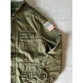 thumbnail image 4 of Polo Ralph Lauren Boys GREEN Military Flap Pocket Shirt Jacket 4/4T, 4 of 5