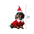thumbnail image 6 of EWASWON Flat Dachshund Christmas Ornament - Hanging Christmas Tree Decor, Lightweight Flat Design, Perfect Gift for Dog Lovers, Festive Home Decoration, 6 of 9