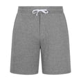 thumbnail image 4 of Busydd Mens Casual Shorts Comfy Breathable Elastic Waist Cotton Shorts Solid Color Drawstring Running Gym Shorts with Back Zipper Pocket S, 4 of 5