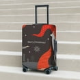 thumbnail image 4 of Salouo Christmas Gnomes In Red Hats Pattern Travel Dust-proof Suitcase Cover, Softside Suitcase Protector Luggage Cover Protector for 18-32inch ,Not Included Suitcase, 4 of 8
