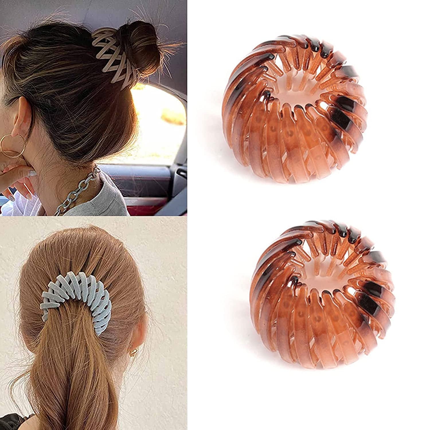 Birds Nest Magic Hair Clip, Bird Nest Magic Hair Clip, Expandable Ponytail Holder Hair Pin, Lazy