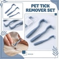 thumbnail image 2 of 3Pcs Pet Tick Remover Set - Tick Removal Tools for Dogs Cats with Ergonomic Handle, Safe Effective Tick Hook Flea Clip - for Pet Grooming Outdoor Walking Daily Use, 2 of 6