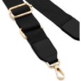 thumbnail image 3 of HAHDAXIA Wide Shoulder Purse Strap Replacement Adjustable Belt Canvas Bag Crossbody Handbag, Leather Buckle-black, 51inch, 3 of 7