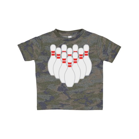 

Inktastic Ten Pins for Bowling Gift Toddler Boy or Toddler Girl T-Shirt