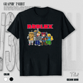 thumbnail image 1 of Roblox Squad TT Virtual Sandbox Video Game Block Avatar Character Unisex T-Shirt V41021, up to size 5XL, 1 of 4