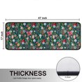 thumbnail image 5 of Kitchen Rugs Sets Of 2,Dark Green Christmas Ornament Pattern Anti Fatigue Kitchen Mat Rugs Non Slip Washable,Decorative Kitchen Floor Mats for Kitchen,Sink,Laundry,17"x47"+17"x47", 5 of 5