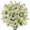 White, variant on Viworld 6 bunches Artificial Flowers Bulk Outdoor UV Resistant Fake Plants for Outside No Fade Fall Flowers Greenery Shrubs for Hanging Basket Planters Window Box Garden Decor, Purple
