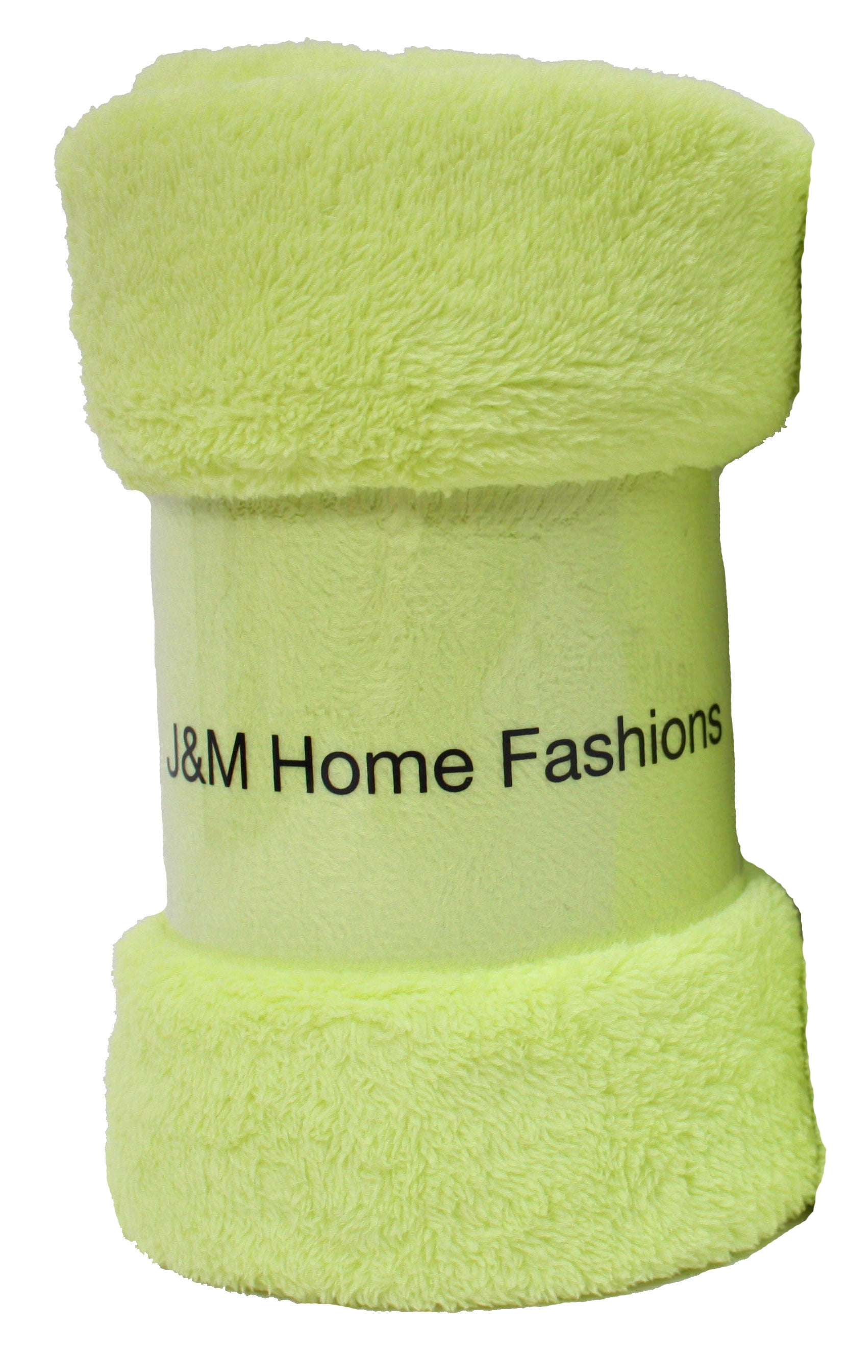 50" x 60" Lime Green Rectangular Bright Fuzzy Fleece Throws - Walmart