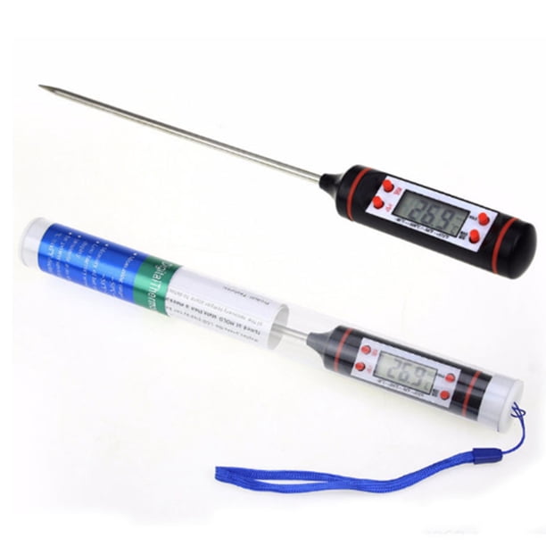 Termómetro de aceite de cocina para barbacoa, medición de temperatura para hornear, termómetro electrónico de aguja para alimentos, pantalla para barbacoa Zhivalor 2033534-1